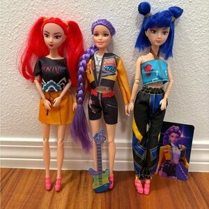 SINGING Kpop Demon Hunter Dolls (3 dolls)